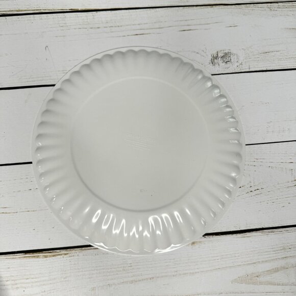 Green Palm Leaf Melamine Salad Lunch Plates Set Of 2 9" Tropical Beach Cottage - Picture 4 of 5